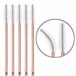 Mascara brush Rose Gold - 50 pack