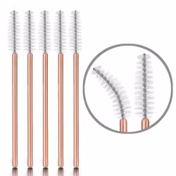 Mascara brush Rose Gold - 50 pack