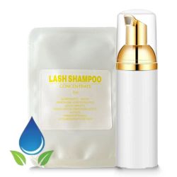 2pcs Eyelash Shampoo Concentrate Natural & Bottle 60ml