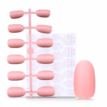 Press On False Nails - Dasty Pink