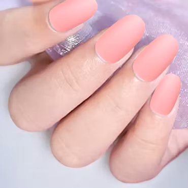 Press On False Nails - Dasty Pink