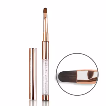 Nail Art Brush - 10 Oval Gel