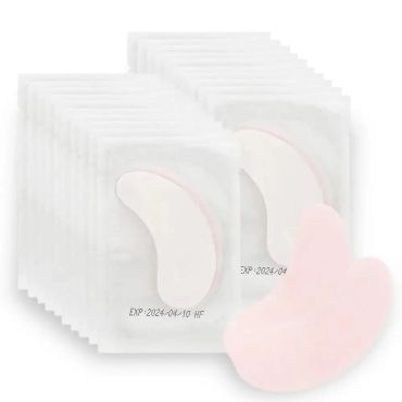 Eyepads Luddfria Ljus rosa - 50pack