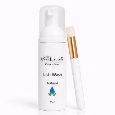 Lash Shampoo & Cleaning Brush Naturell - 60ml