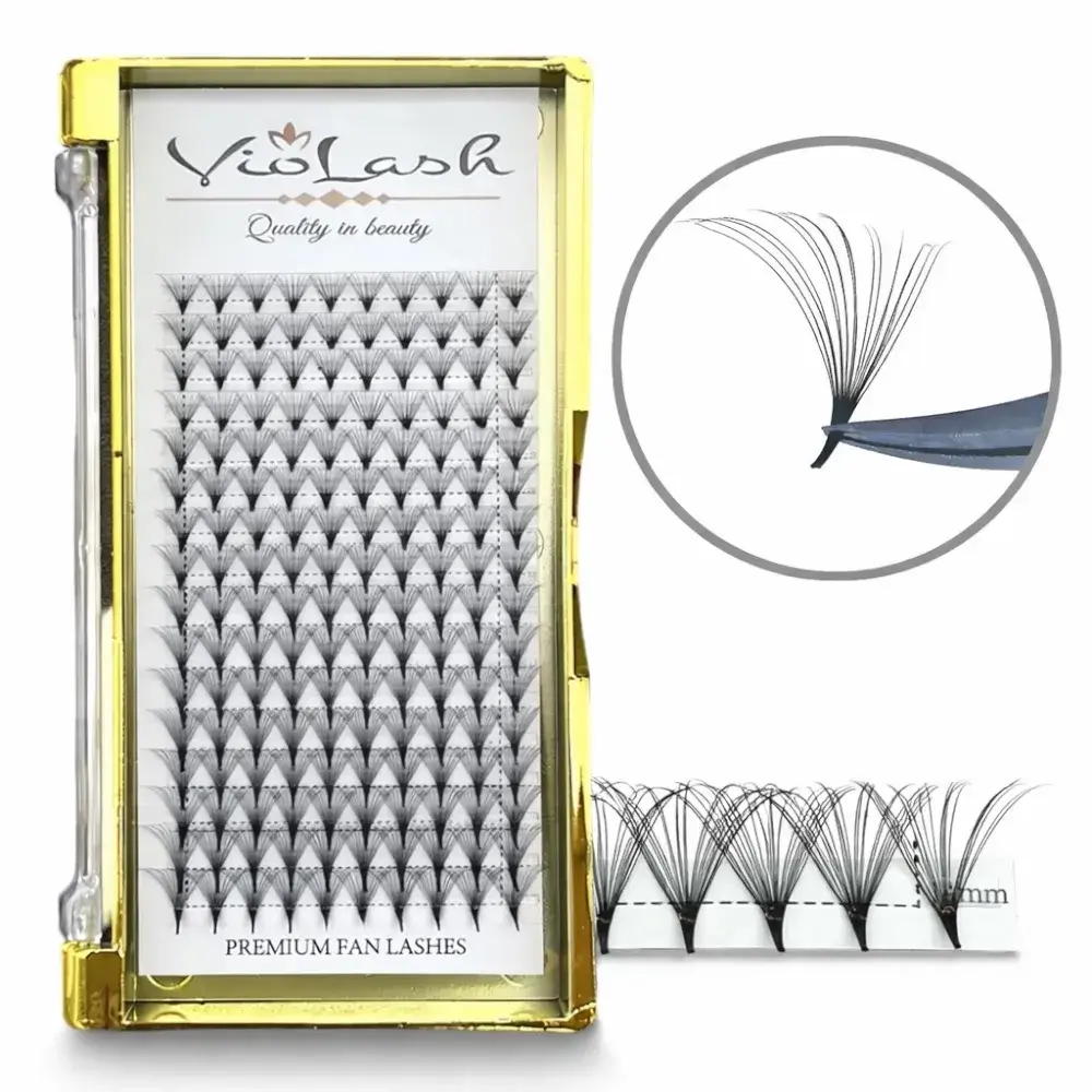 20D Pre-made volume lashes 0.05 D - NARROW ROOT