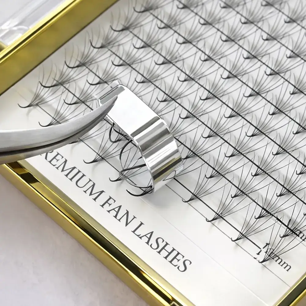 6D Färdiga volymfransar 0,05 D - SMAL ROT