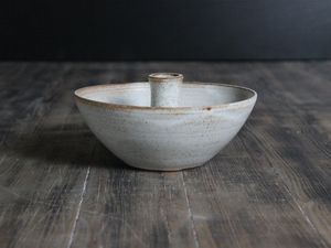 Ljusstake vit retro Rustic