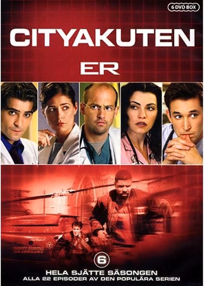 ER/Cityakuten Säsong 6 (Beg. DVD Box)