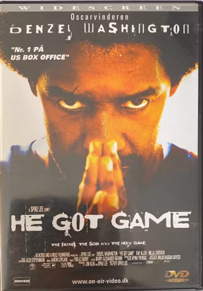 He Got Game (Beg. DVD, Dansk utgåva)