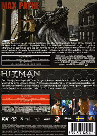 Max Payne / Hitman (Beg. DVD)