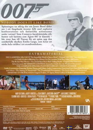 Åskbollen - James Bond (Beg. 2-disc DVD)