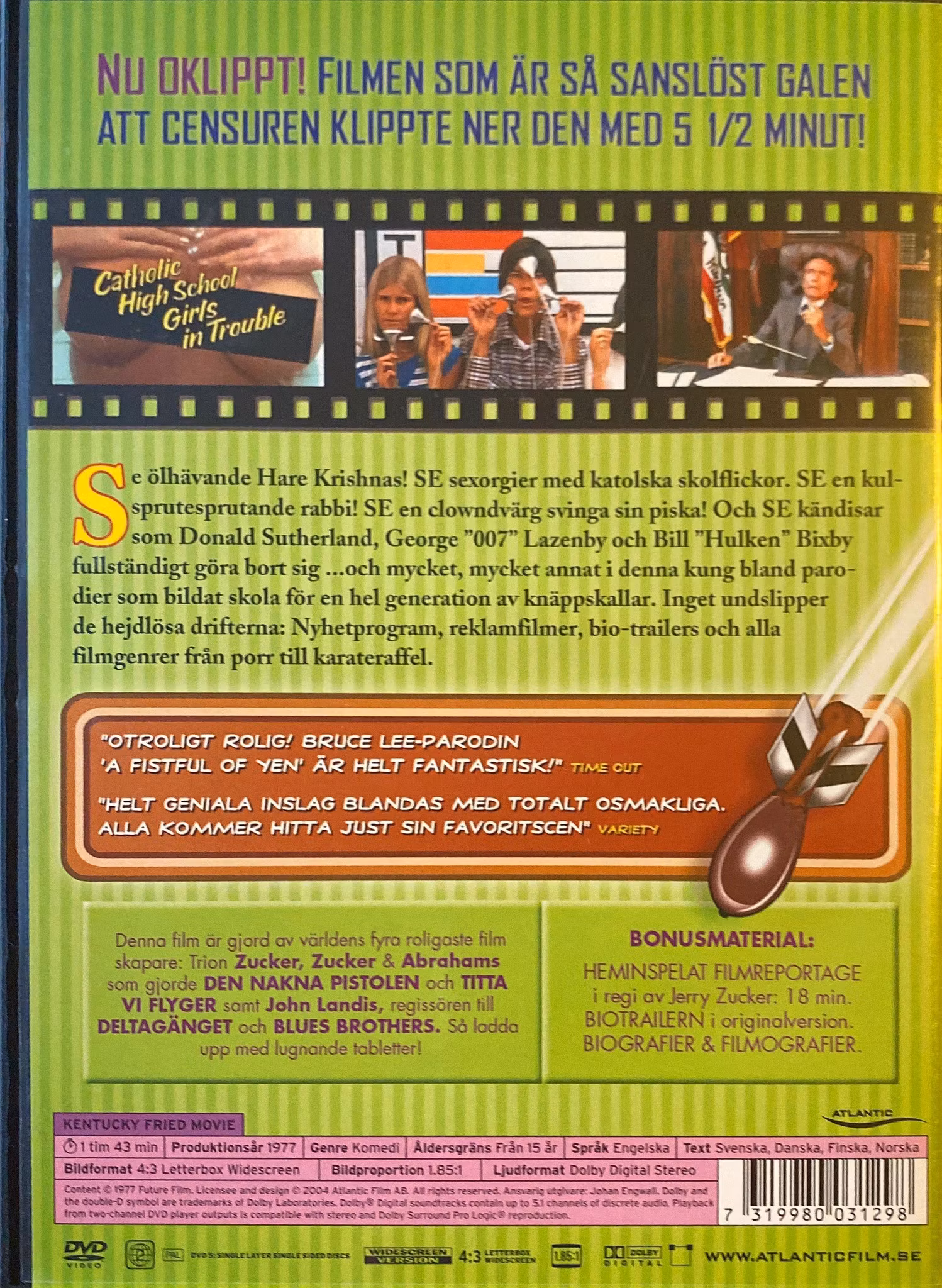 Kentucky Fried Movie (Beg. DVD)