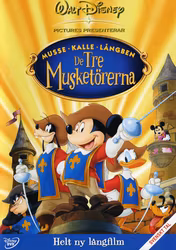 De Tre Musketörerna - Musse, Kalle & Långben (DVD)