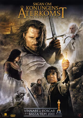 Sagan Om Ringen - Sagan om Konungens Återkomst (Beg. DVD)