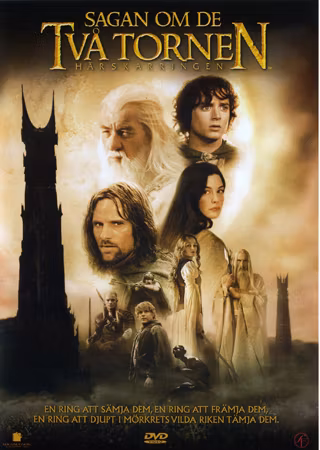 Sagan Om Ringen - Sagan om de två tornen (Beg. DVD)
