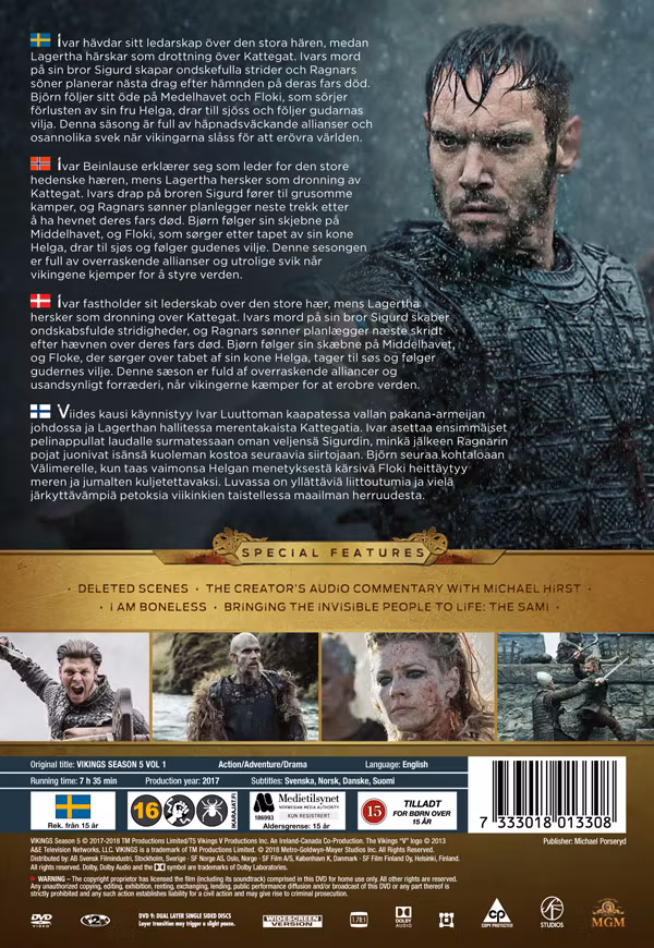 Vikings - Säsong 5 - Volym 1 (DVD)