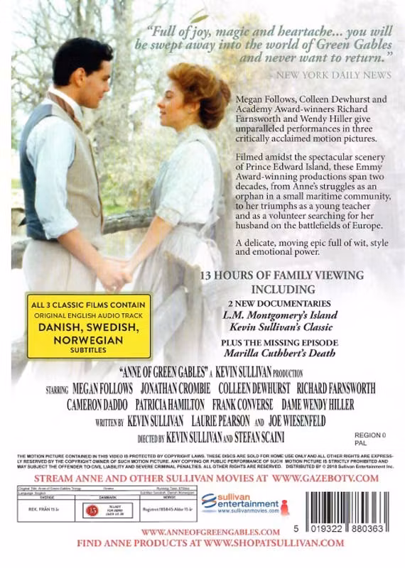 Anne På Grönkulla - Hela Samlingen (Beg. Box 4-DVD)
