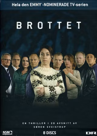 Brottet - Säsong 1 (Box 8-DVD)