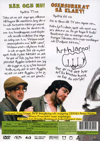 Angne Och Svullo - Här Och Nu! / Osensurerat Så Klart! (DVD)