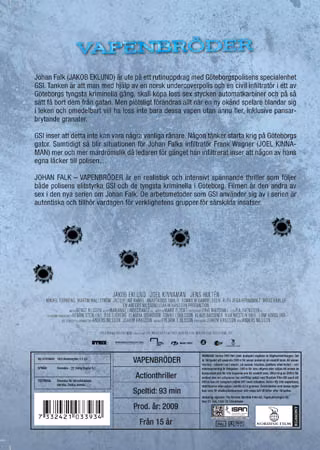 Johan Falk - Vapenbröder (DVD)