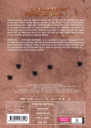 Johan Falk - Operation Näktergal (DVD)