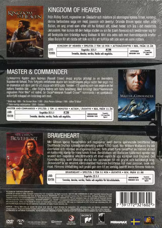 Storslagna Mästerverk (3-disc) (DVD)