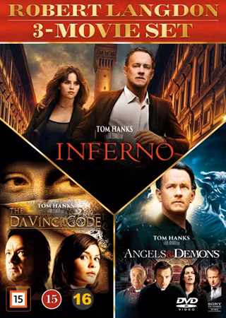 Robert Langdon Movie Set (3-dics DVD)