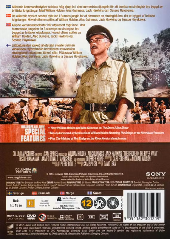 Bron Över Floden Kwai (DVD)