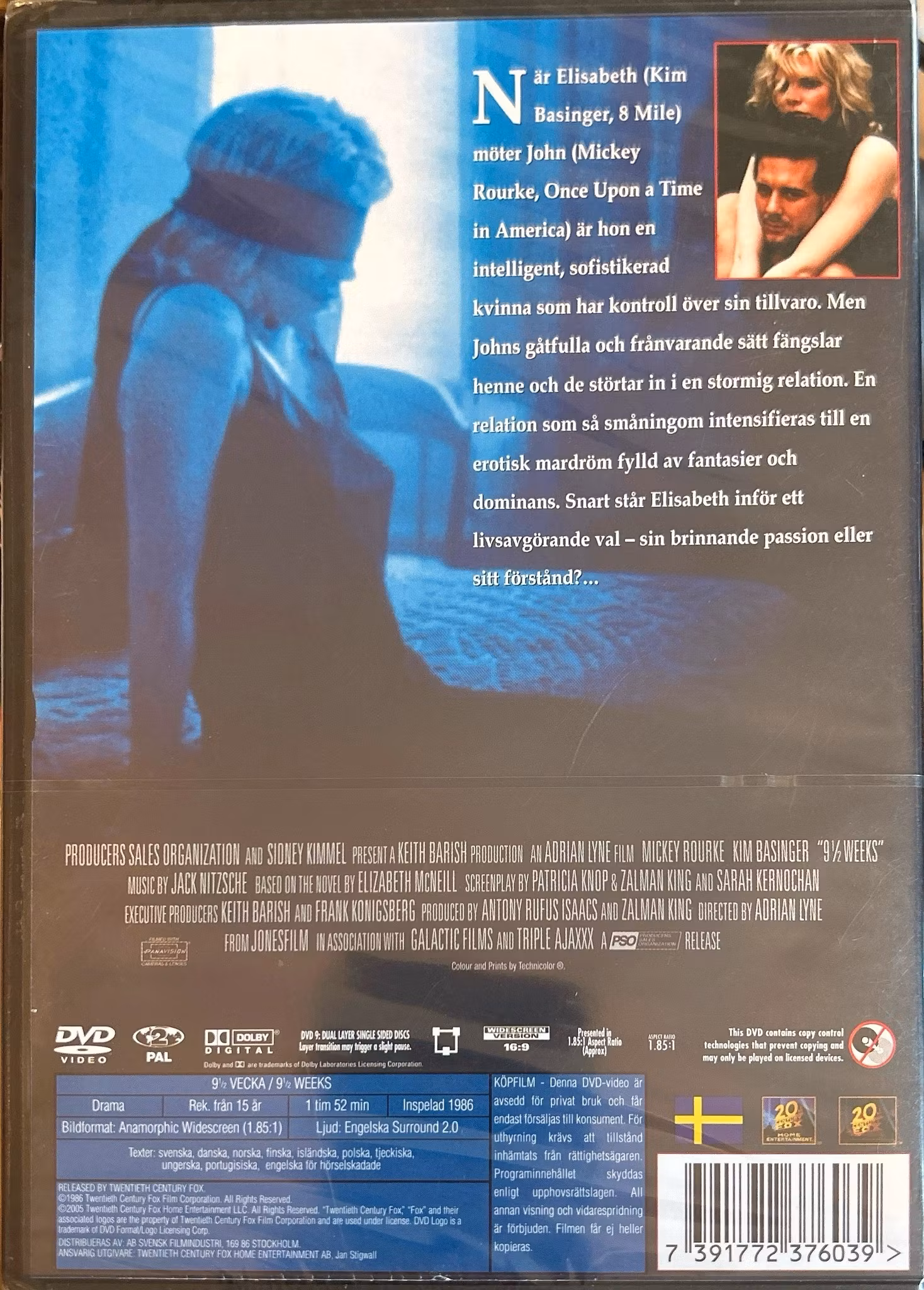 9 1/2 Weeks (DVD)
