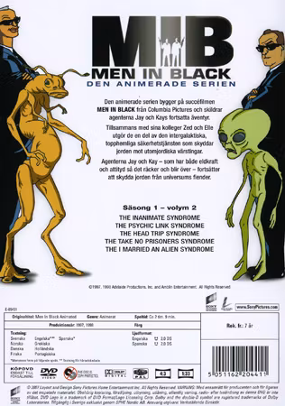 Men In Black - Säsong 1 Volym 2 (DVD)