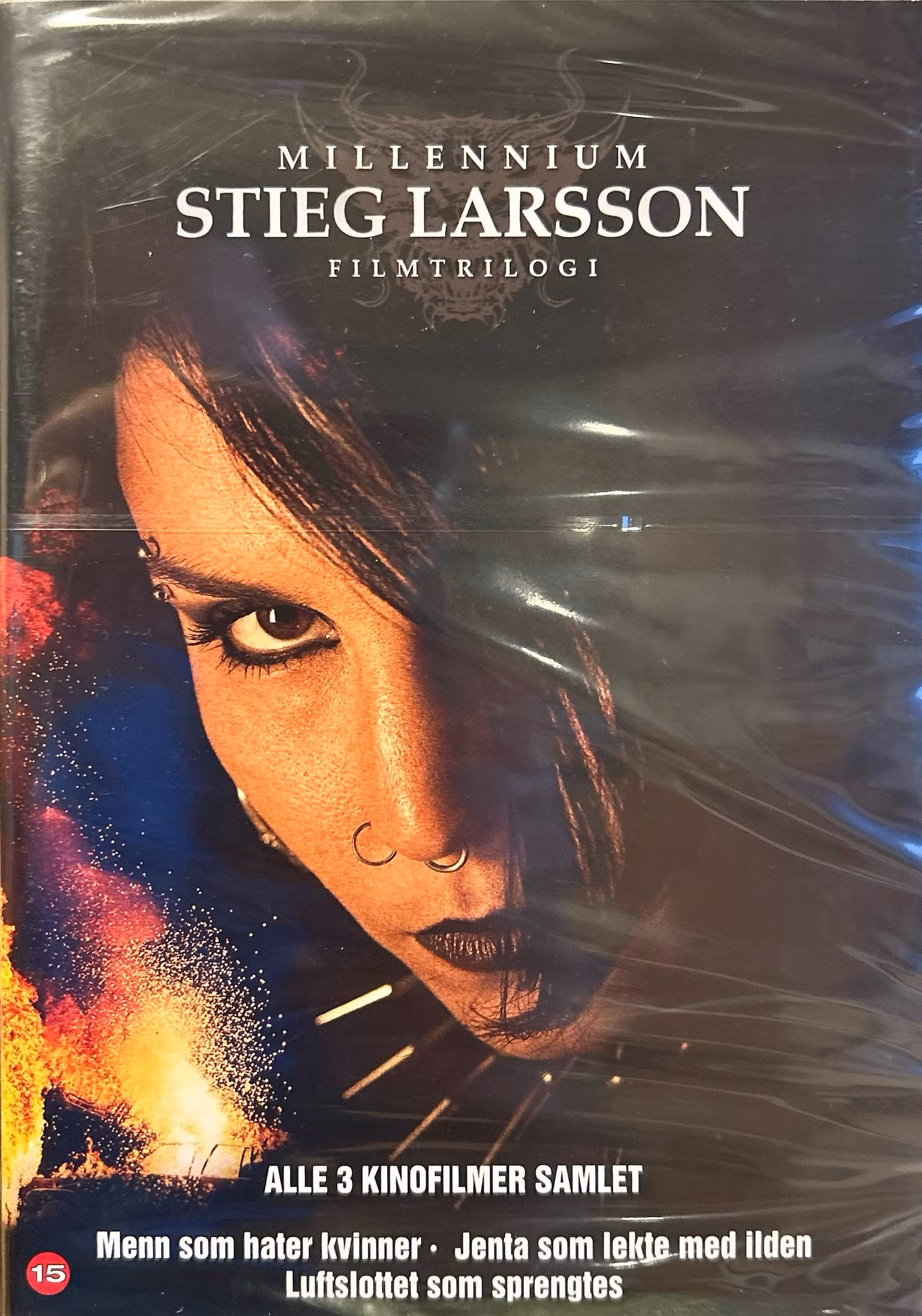 Stieg Larssons Millenium Trilogi (DVD-box, Norsk utgåva)