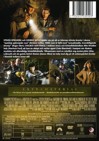 Indiana Jones Och Kristalldödskallens Rike (DVD)