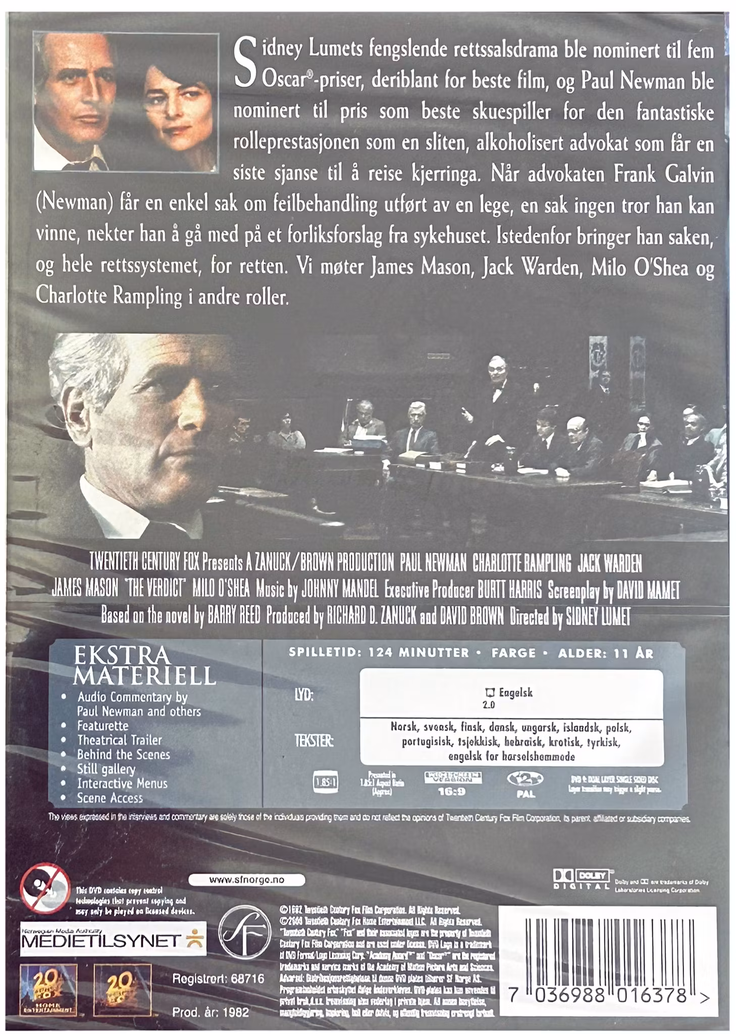 Verdict (Norsk Utgåva DVD)