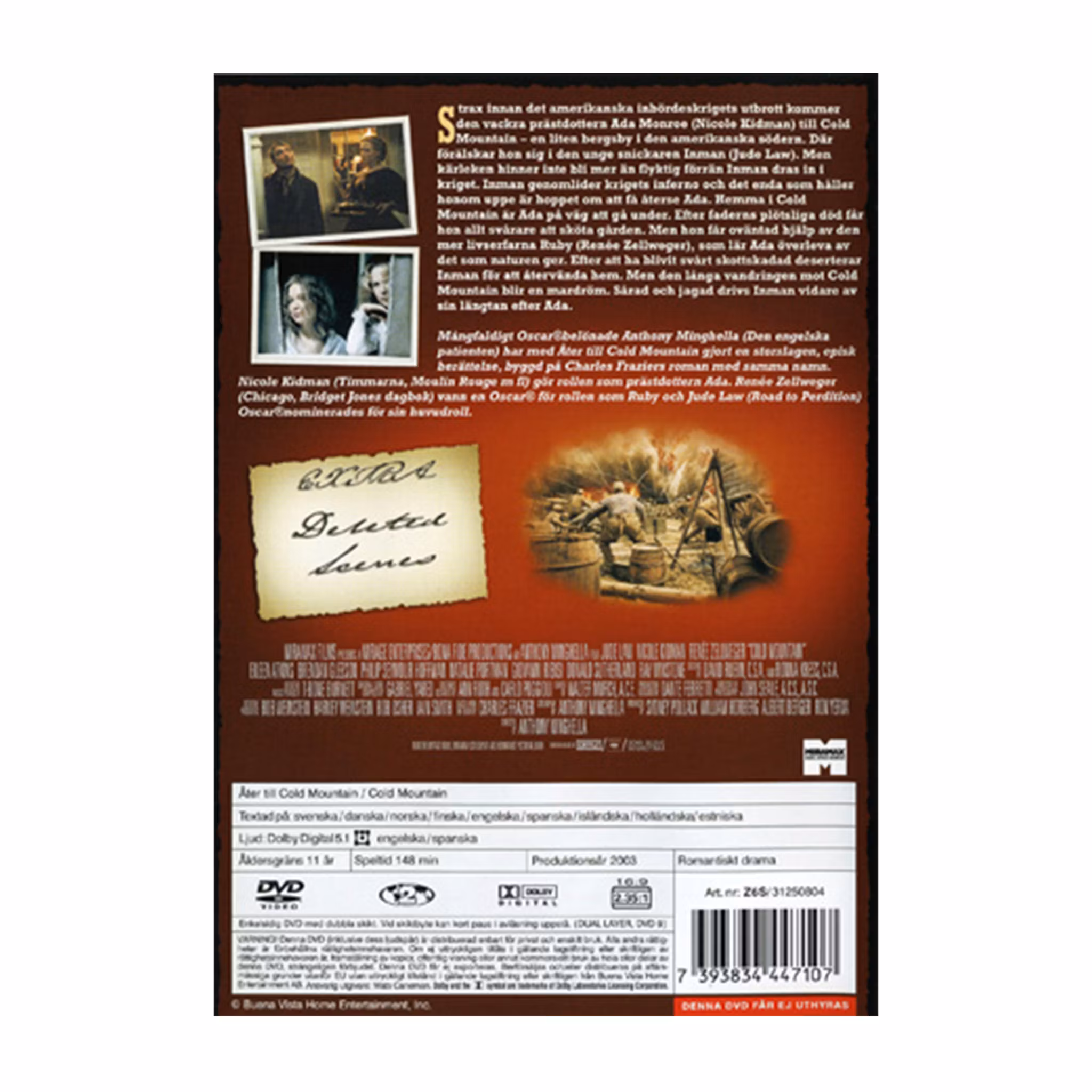 Åter Till Cold Mountain (DVD)