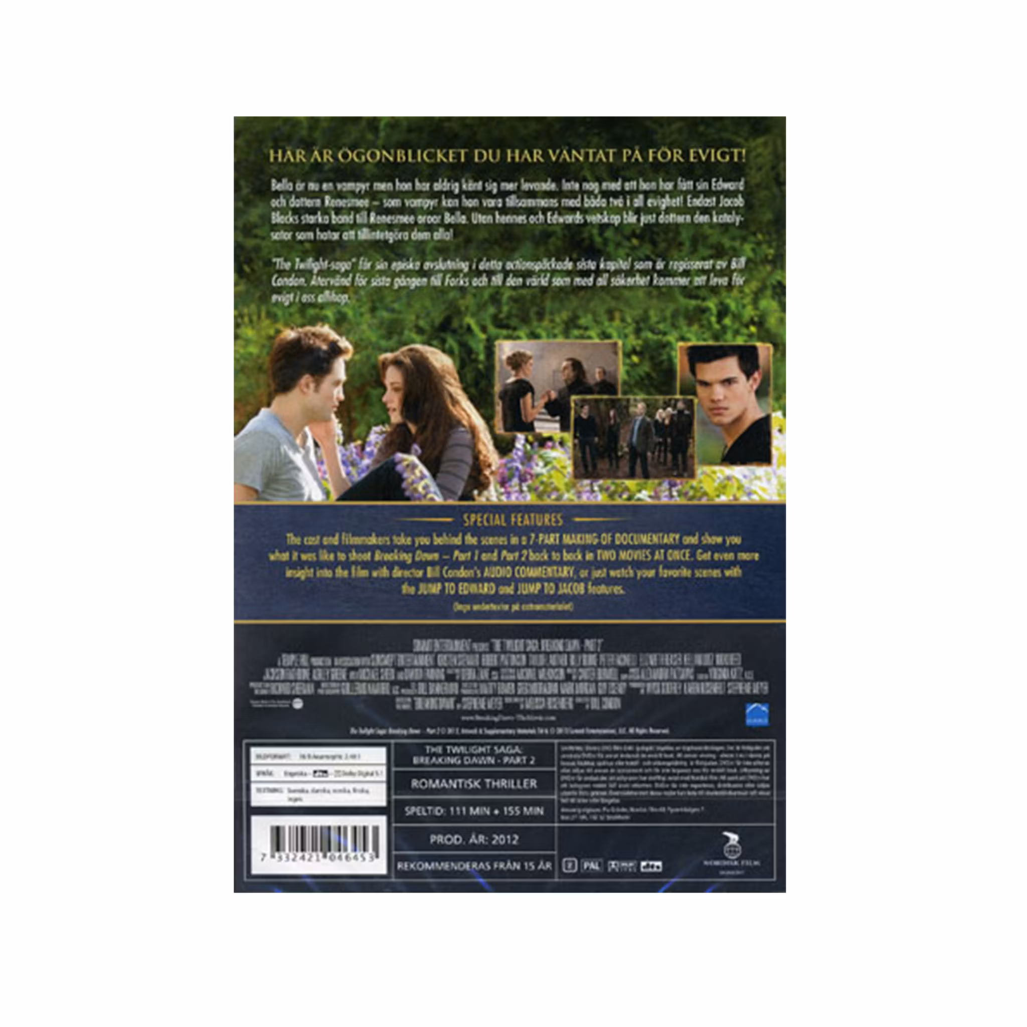 Twilight Saga - Breaking Dawn: part 2 (2-disc DVD)