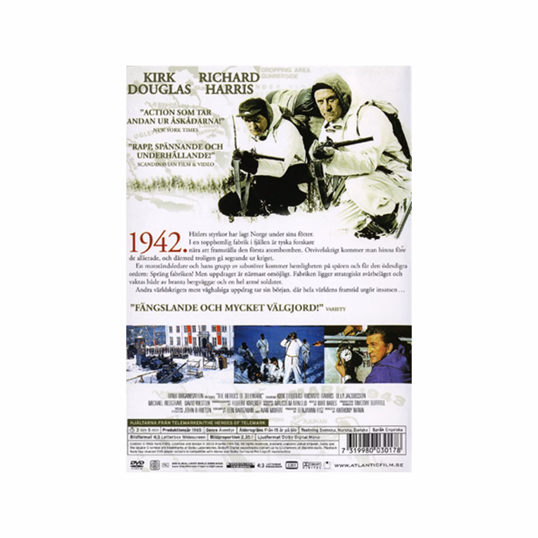Hjältarna från Telemarken (DVD)