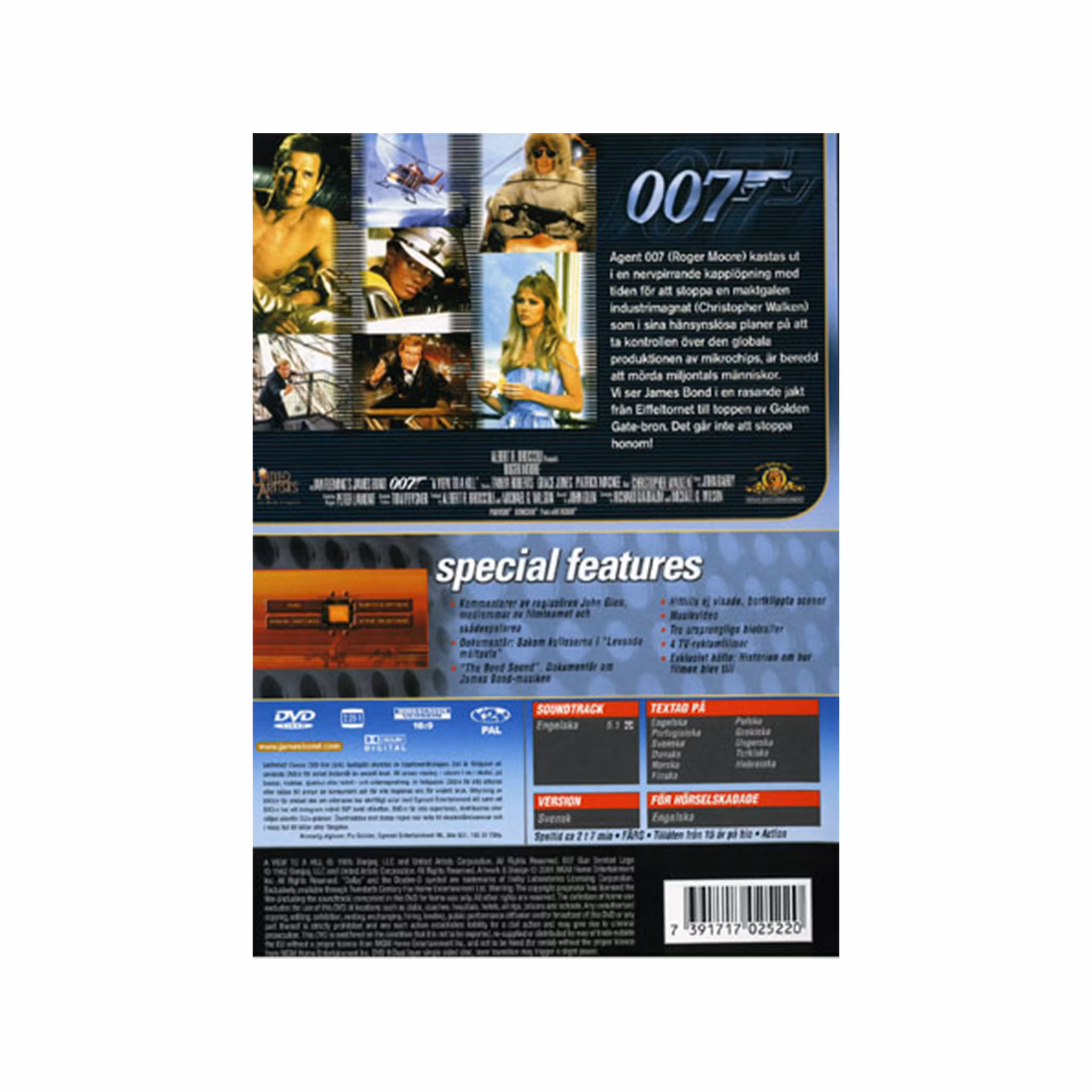 James Bond - Levande Måltavla (DVD)