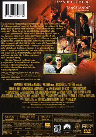 The Score Widescreen Collection (Beg. DVD)