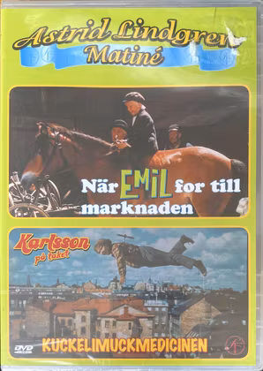 När Emil For Till Marknaden/Karlsson På Taket Kuckelimuckmedicinen (DVD)