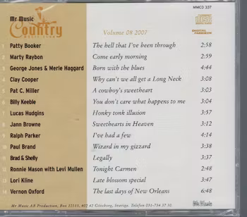 Mr. Music Country No.8 2007 (CD)
