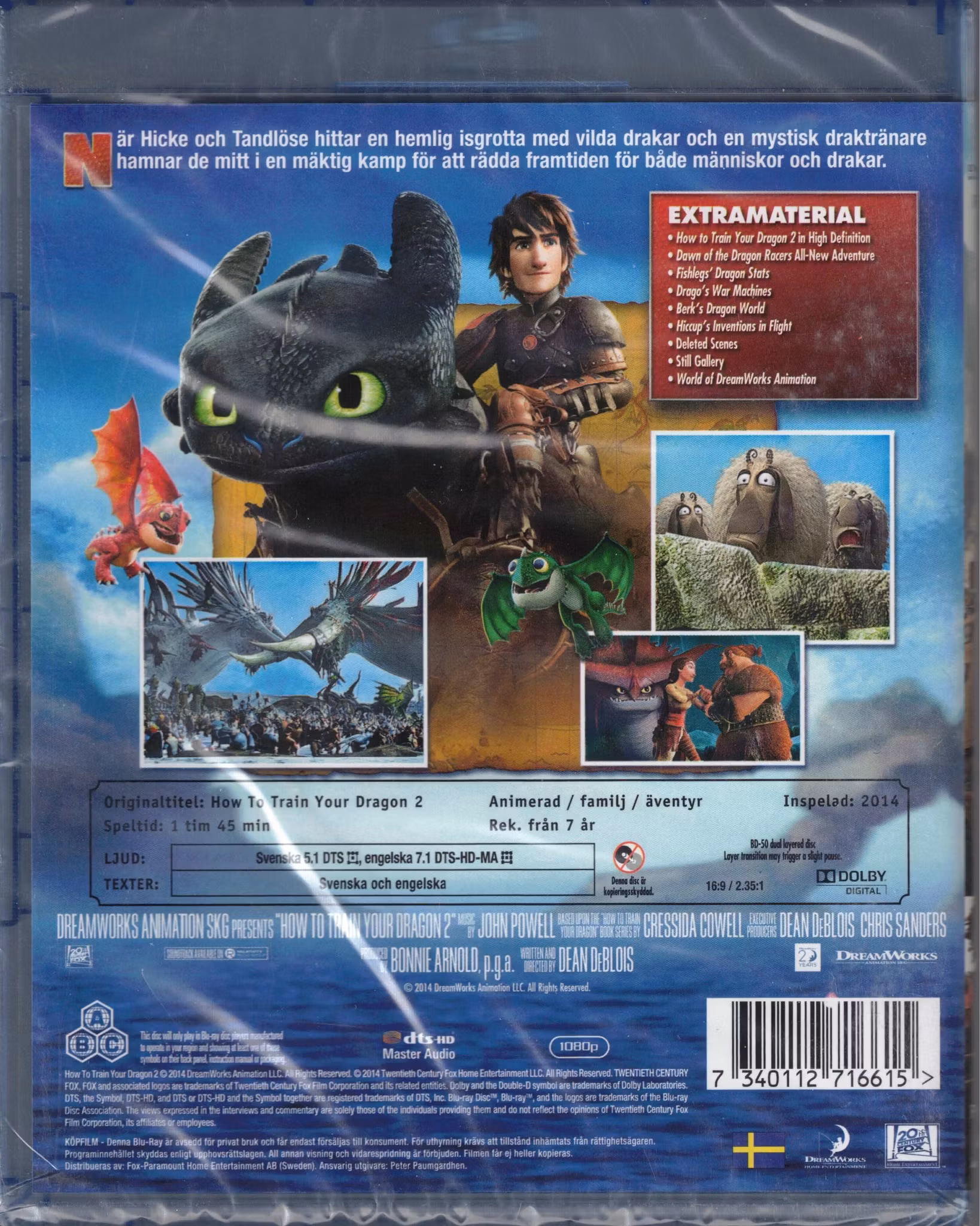 Draktränaren 2 (Blu-Ray)