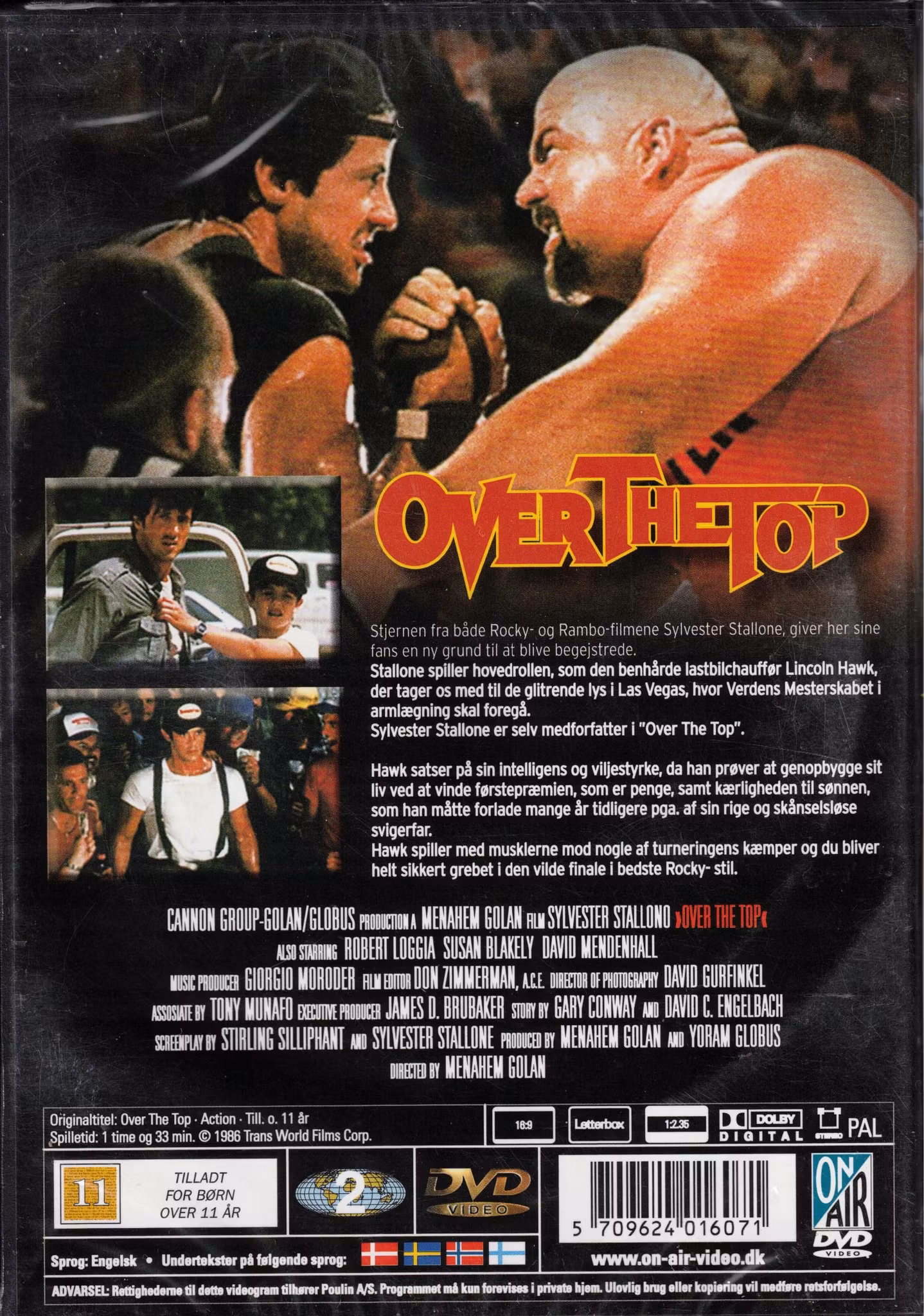 Over the Top (Dansk Utgåva, DVD)