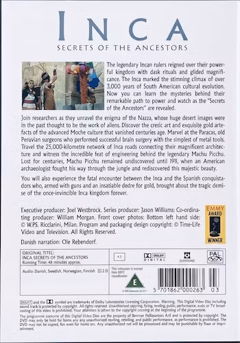 Time Life´s Lost Civilizations Inca (Beg. DVD)