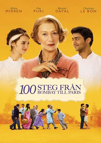 100 Steg Från Bombay Till Paris (DVD)