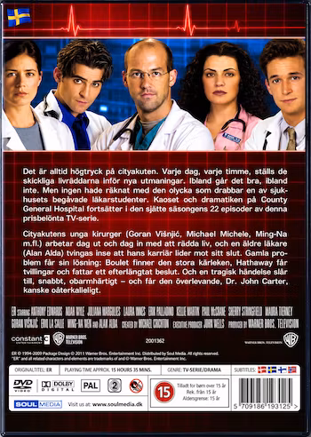 ER/Cityakuten Säsong 6 (Beg. DVD Box)