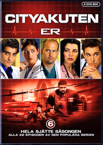 ER/Cityakuten Säsong 6 (Beg. DVD Box)