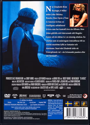 9 1/2 Weeks (DVD)