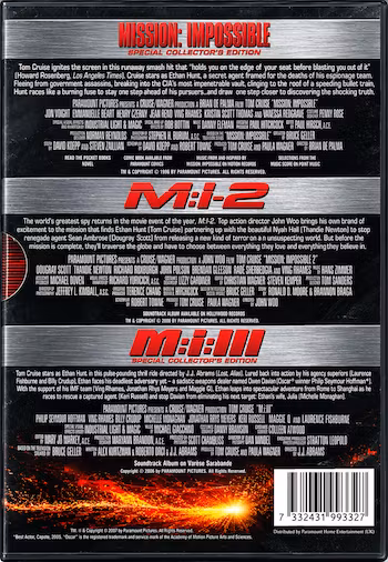 Mission Impossible Trilogy Box (Beg. DVD)