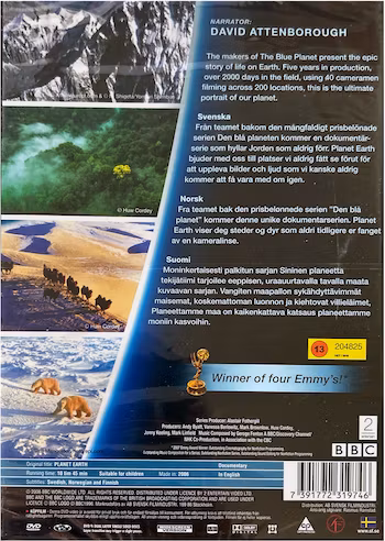 Planet Earth - As You Never Seen It Before (5-disc box DVD)