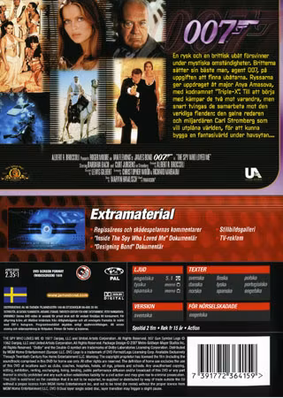 James Bond - Älskade Spion (Special Edition DVD)